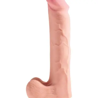 King Cock Plus Triple Density 12 Inch Cock With Balls - Flesh