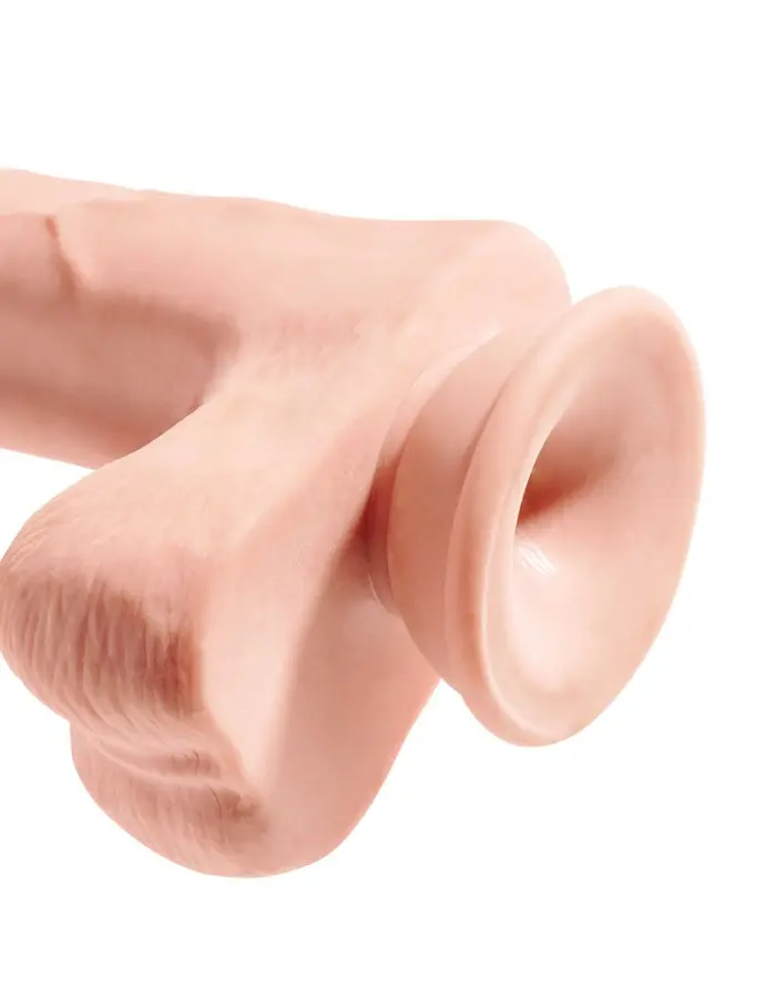 King Cock Plus Triple Density 12 Inch Cock With Balls - Flesh