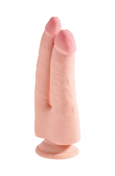 King Cock Triple Denisty Double Penetrator 9.5" - Flesh