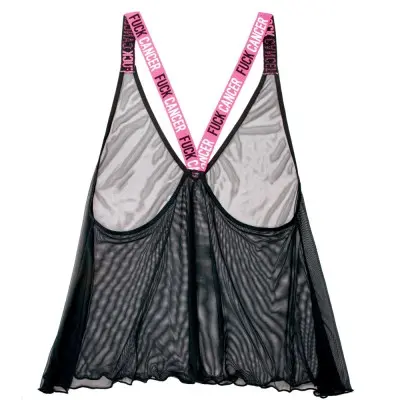 Fuck Cancer Tank Top - Black - M/l