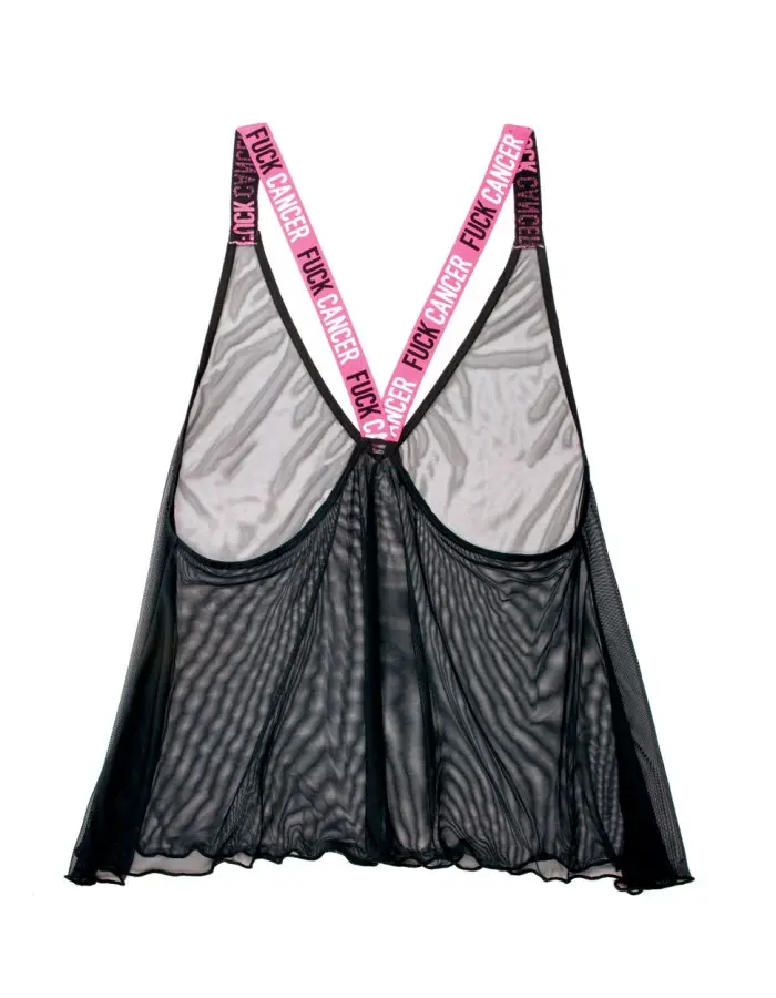 Fuck Cancer Tank Top - Black - M/l