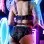 Karma's a Bitch Bralette and Cutout Panty Set - Black - M/l