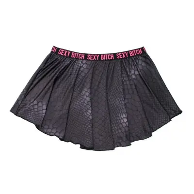 Sexy Bitch Skirt - Skirt Only - Black - L/xl