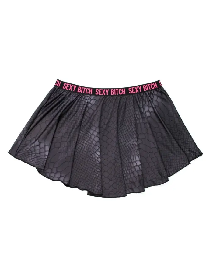 Sexy Bitch Skirt - Skirt Only - Black - L/xl