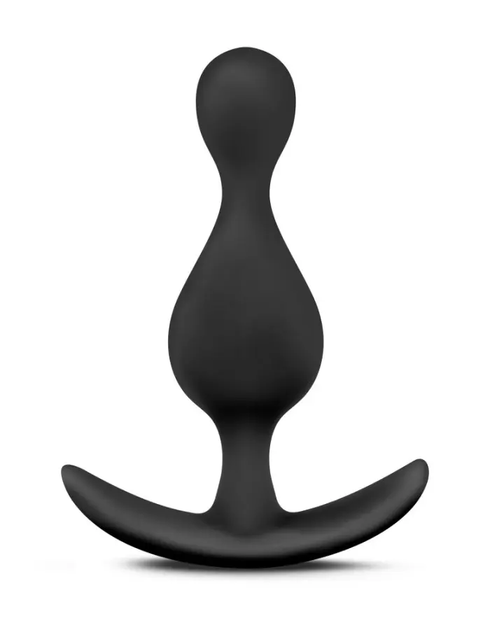 Anal Adventures - Platinum - Wave Plug - Black
