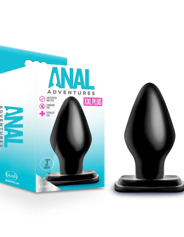 Anal Adventures - XXL Plug - Black