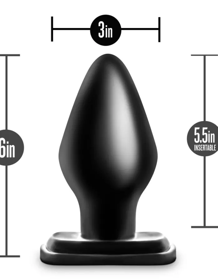 Anal Adventures - XXL Plug - Black