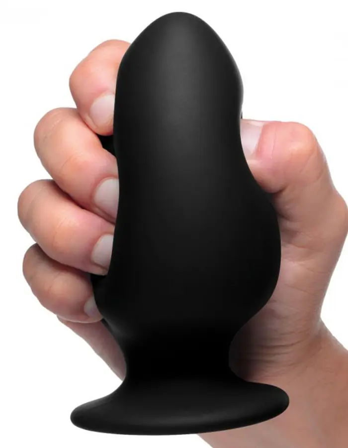 Squeezable Silicone Anal Plug - Medium