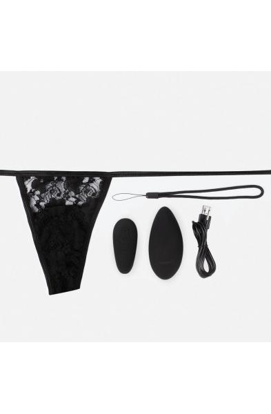 Premium Ergonomic Remote Panty Set - Black - Each