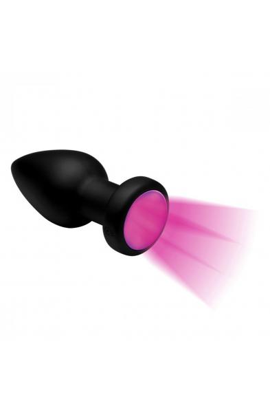 7x Light Up Rechargeable Anal Plug - Medium