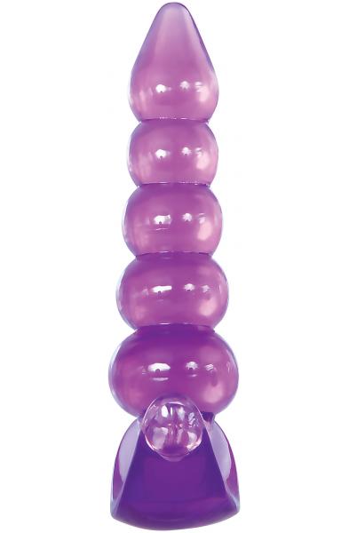 Bumpy Delight Anal Plug - Purple