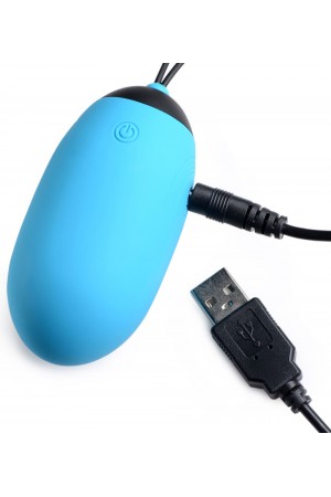 Bang XL Silicone Vibrating Egg - Blue