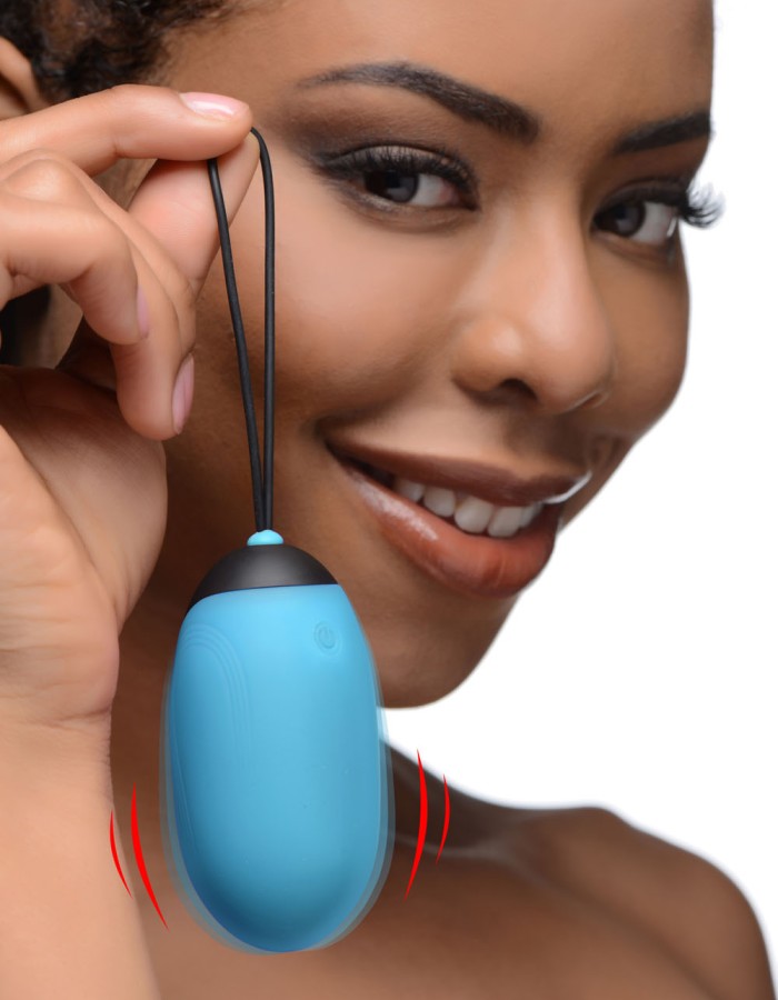 Bang XL Silicone Vibrating Egg - Blue