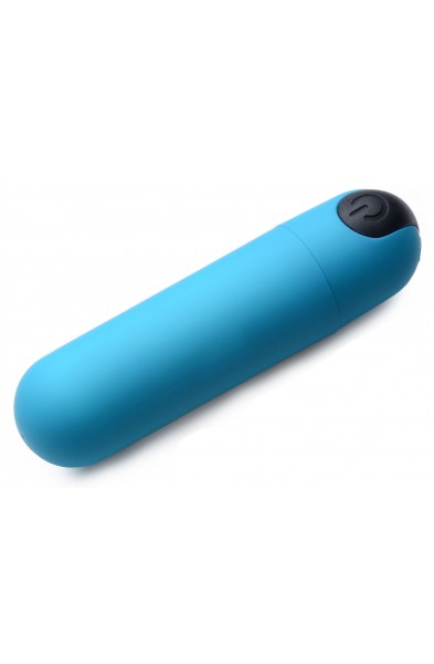 Bang Vibrating Bullet With Remote Control - Blue