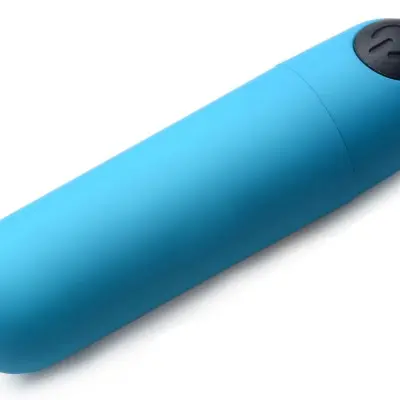 Bang Vibrating Bullet With Remote Control - Blue