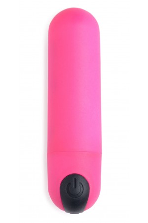 Bang Vibrating Bullet With Remote Control - Pink