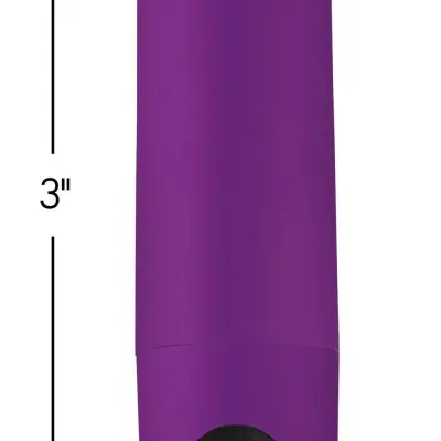 Bang Vibrating Bullet With Remote Control - Purple