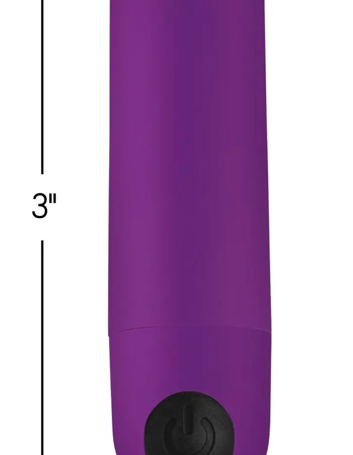 Bang Vibrating Bullet With Remote Control - Purple