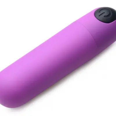 Bang Vibrating Bullet With Remote Control - Purple