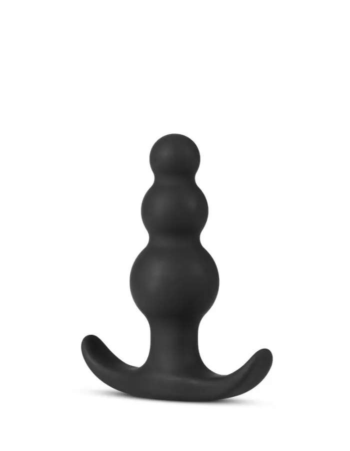Anal Adventures Platinum - Beaded Plug - Black