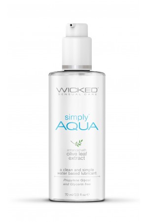 Simply Aqua Fragrance Free Lubricant - 2.3 Fl. Oz.