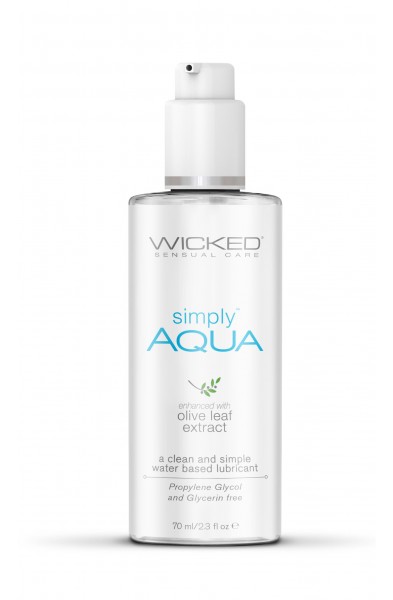 Simply Aqua Fragrance Free Lubricant - 2.3 Fl. Oz.