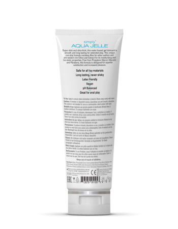 Simply Aqua Jelle Fragrance Free Lubricant - 4 Fl. Oz.