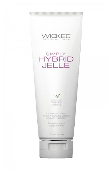 Simply Hybrid Jelle Fragrance Free Lubricant - 4  Fl. Oz.