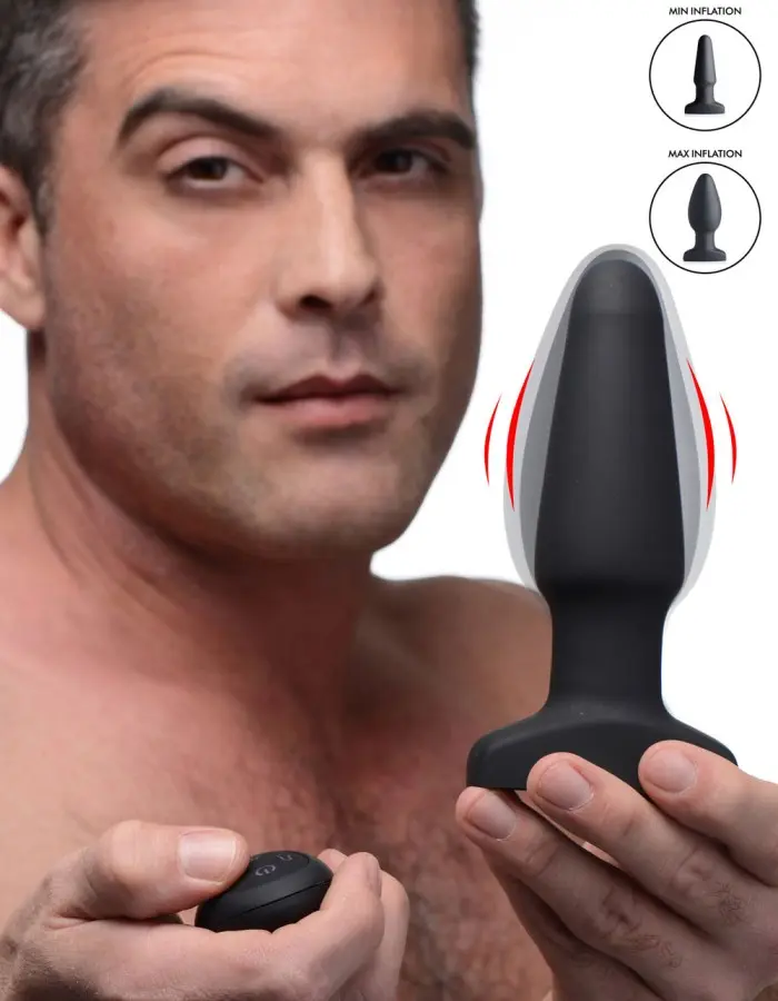 World's 1st Remote Control Inflatable 10x Anal Plug