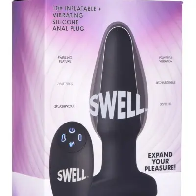World's 1st Remote Control Inflatable 10x Anal Plug