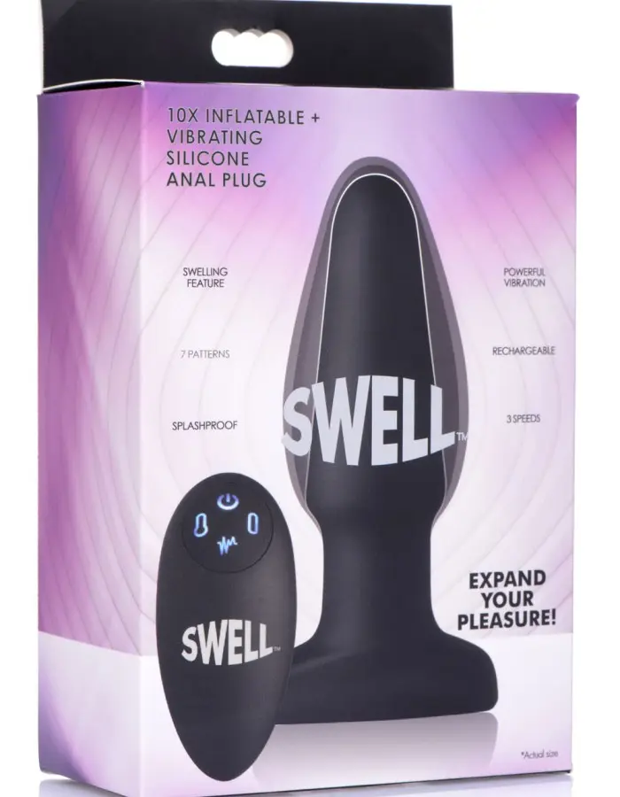 World's 1st Remote Control Inflatable 10x Anal Plug