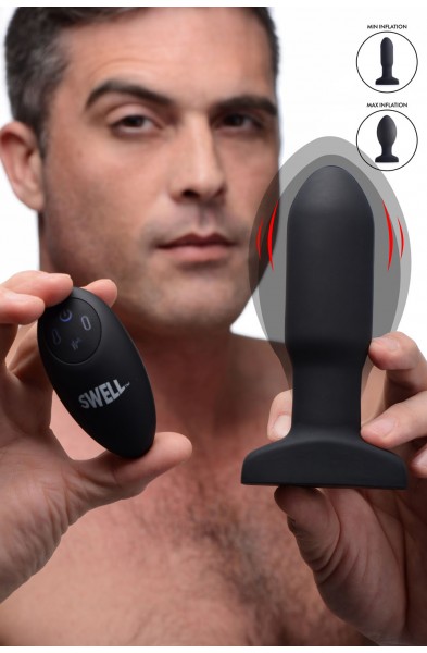 World's 1st Remote Control Inflatable 10x Missile  Anal Plug