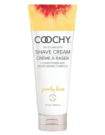 Coochy Oh So Smooth Shave Cream - Peachy Keen 7.2 Fl Oz 213ml
