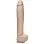 The Naturals 12 Inch Natural Dong With Balls - White