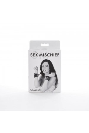 Sex and Mischief Fishnet Cuffs