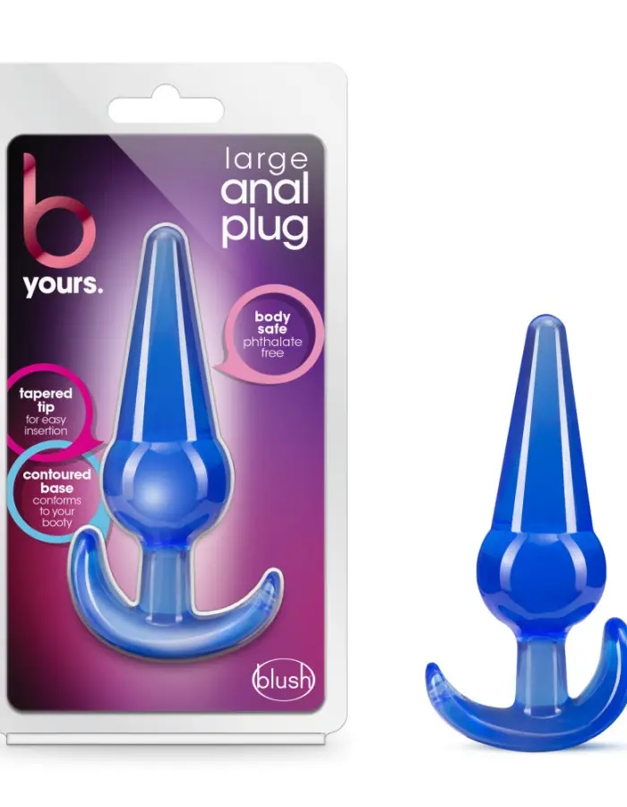 B Yours - Large Anal Plug - Blue