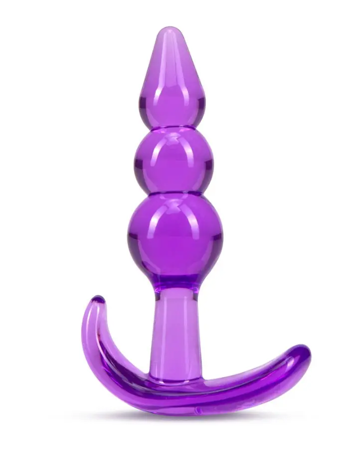 B Yours - Triple Bead Anal Plug - Purple
