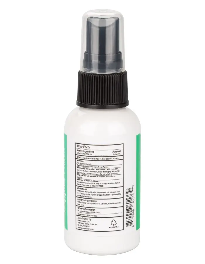 Hand Sanitizer Sprayer - 2 Fl. Oz./ 60 ml