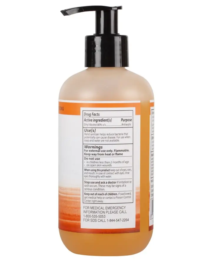 Concept Naturals Hand Sanitizer Gel - Citrus -  8.12 Fl. Oz.