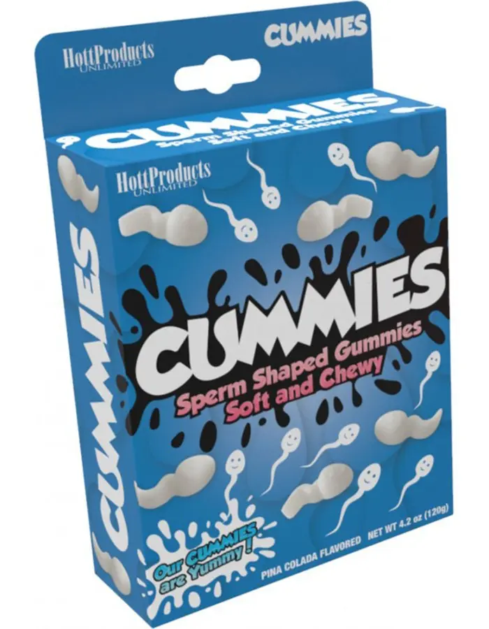 Sperm Shape Gummies Pina Colada Flavored 4.2oz