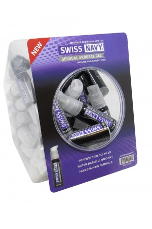 Swiss Navy Sensual Arousal Gel 1oz 50pc Fishbowl