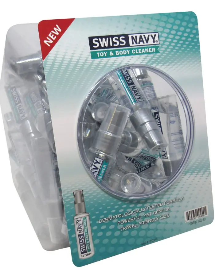 Swiss Navy Toy and Body Cleaner 1oz 50pc Fishbowl