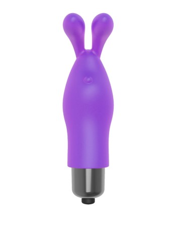 The 9's Flirt Finger Bunny Finger Vibrator - Purple