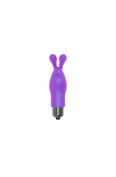 The 9's Flirt Finger Bunny Finger Vibrator - Purple