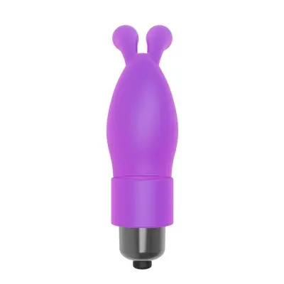 The 9's Flirt Finger Bunny Finger Vibrator - Purple
