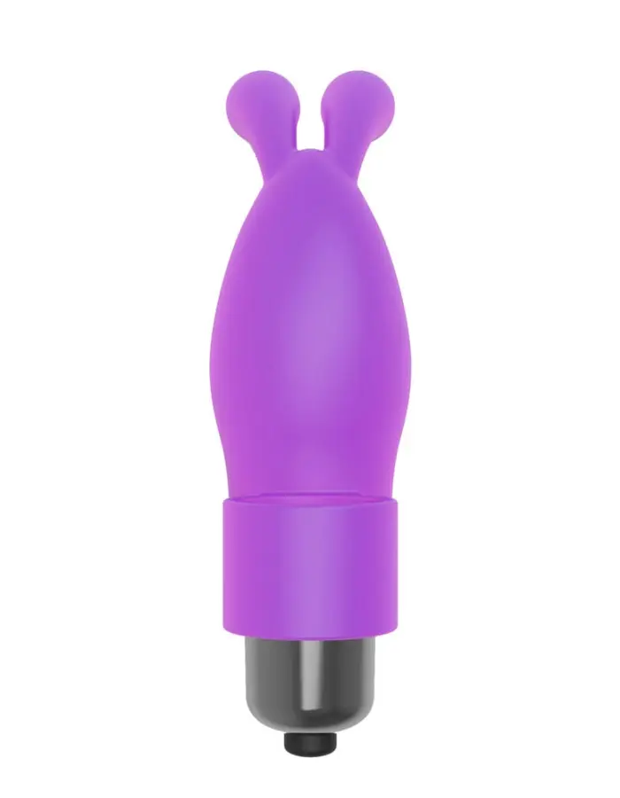 The 9's Flirt Finger Bunny Finger Vibrator - Purple