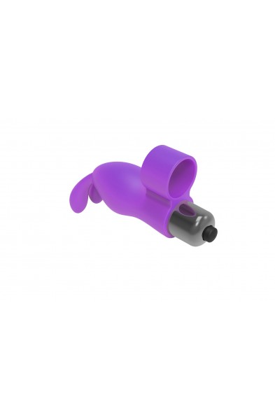 The 9's Flirt Finger Bunny Finger Vibrator - Purple