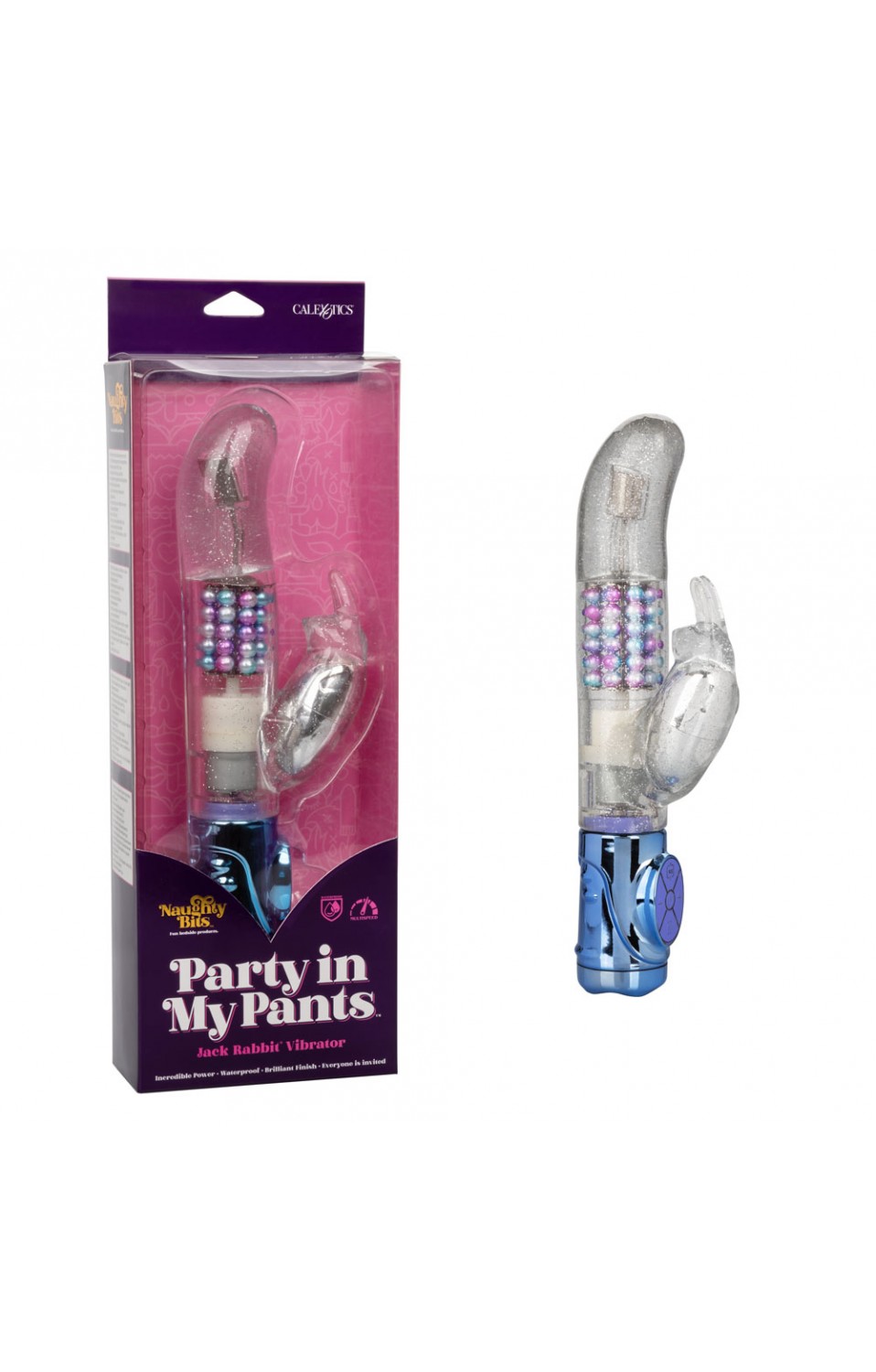 Naughty Bits Party in My Pants Jack Rabbit Vibrator