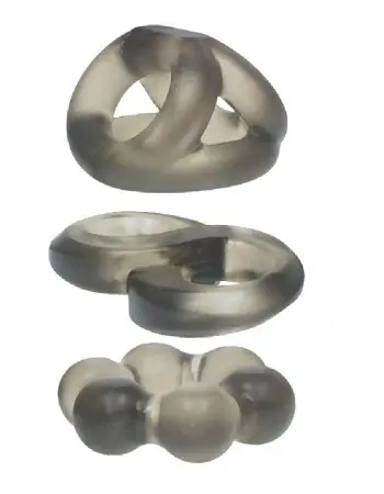 The 9's Phat Cock Rings - Smoke