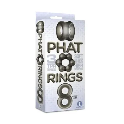 The 9's Phat Cock Rings - Smoke